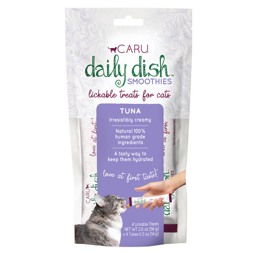 Caru Daily Dish Smoothie Tuna Flavor Lickable Treat for Cats