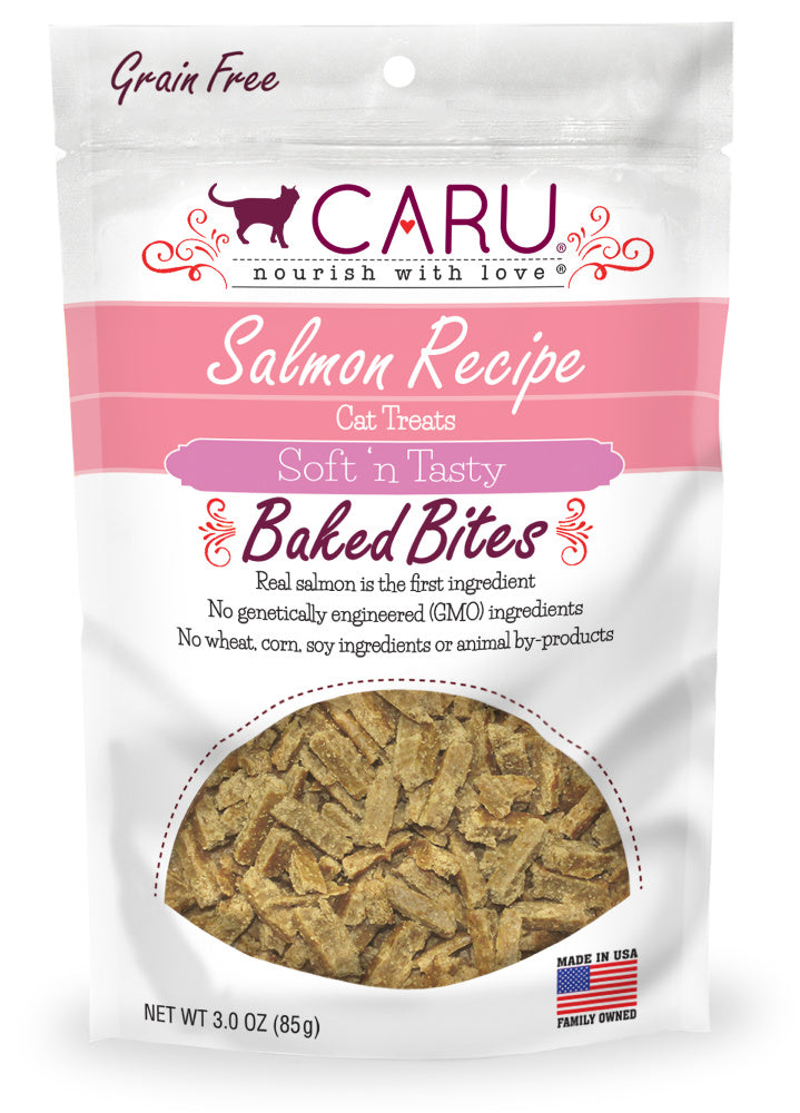 Caru Soft 'n Tasty Salmon Recipe Bites For Cats