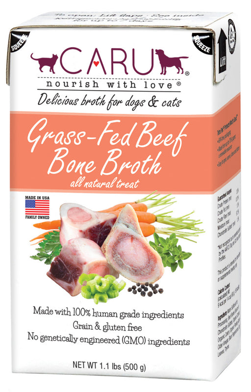Caru Grass Fed Beef Bone Broth For Dogs & Cats