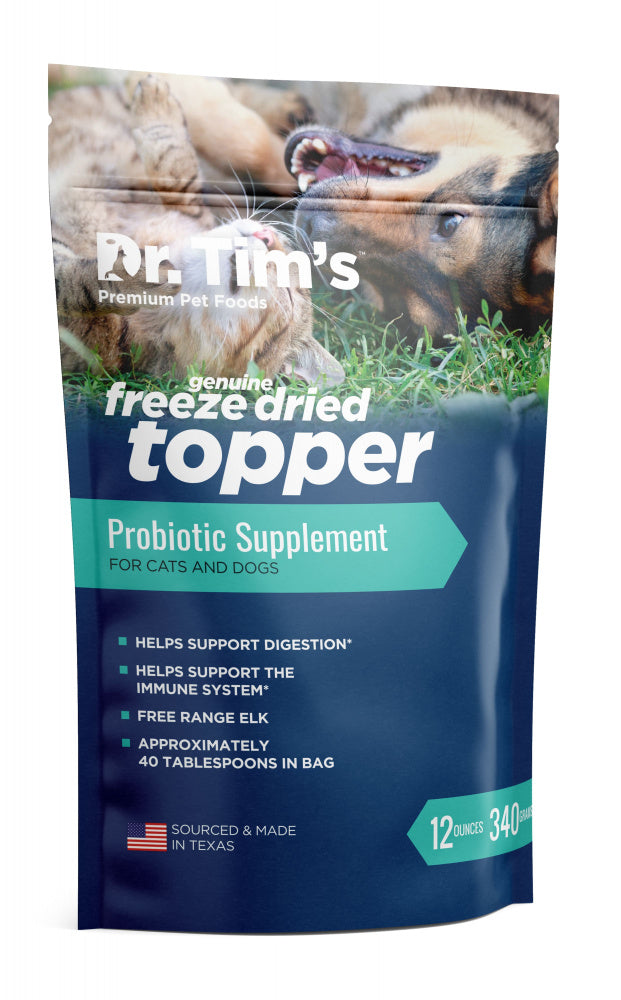 Dr. Tim's Freeze Dried Elk Probiotic Pet Supplement