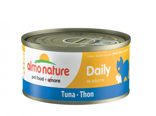 Almo Nature Daily Complete Cat Tuna in Broth Canned Cat Food