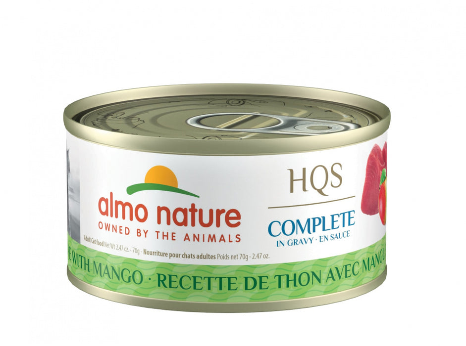 Almo Nature HQS Complete Cat Grain Free Tuna with Mango In Gravy Canned Cat Food
