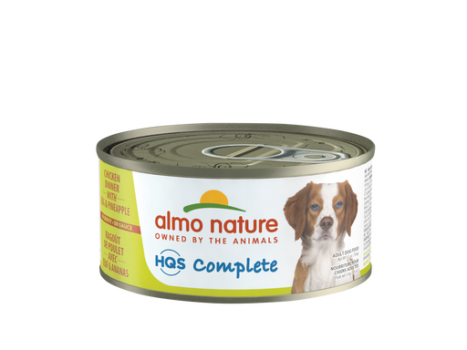 Almo Nature HQS Complete Dog Complete & Balanced Chicken Dinner with Egg & Pineapple Canned Dog Food
