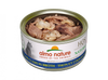 Almo Nature HQS Natural Cat Grain Free Additive Free Tuna with Clams In Broth Canned Cat Food
