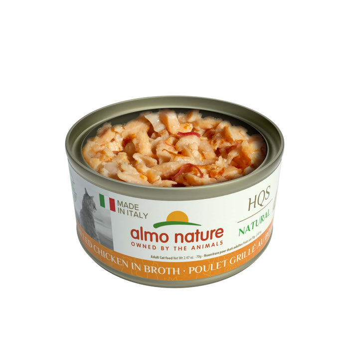 Almo Nature HQS Natural Cat Grain Free Grilled Chicken Canned Cat Food