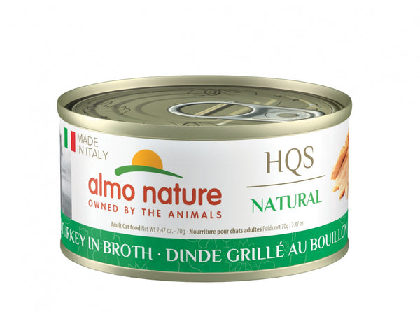 Almo Nature HQS Natural Cat Grain Free Grilled Turkey Canned Cat Food