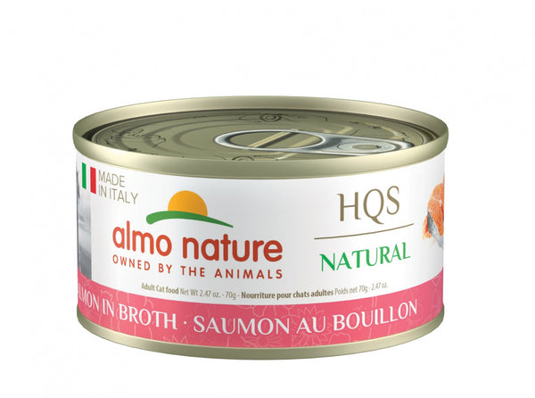 Almo Nature HQS Natural Cat Grain Free Salmon Canned Cat Food