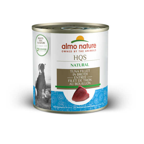 Almo Nature HQS Natural Dog Additive Free Tuna Fillet Canned Dog Food