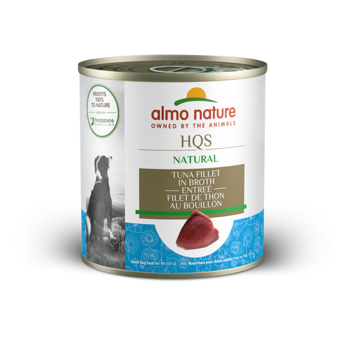 Almo Nature HQS Natural Dog Additive Free Tuna Fillet Canned Dog Food