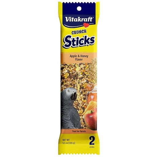 Vitakraft Crunch Sticks Apple & Honey Flavor For Parrots