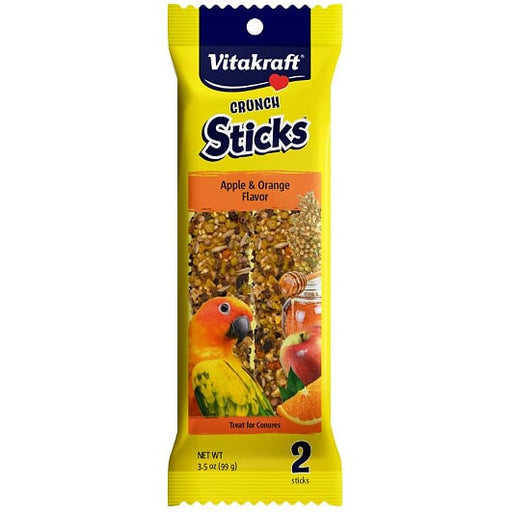 Vitakraft Crunch Sticks Apple & Orange Flavor For Conures