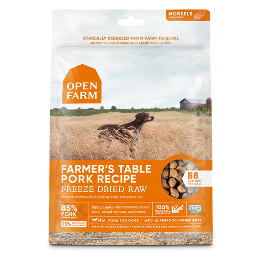 Open Farm Farmers Table Pork Freeze Dried Dog Treats
