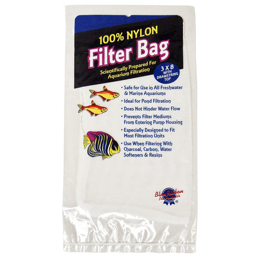 Blue Ribbon Aquarium Supplies Nylon Filter Bag With Draw String