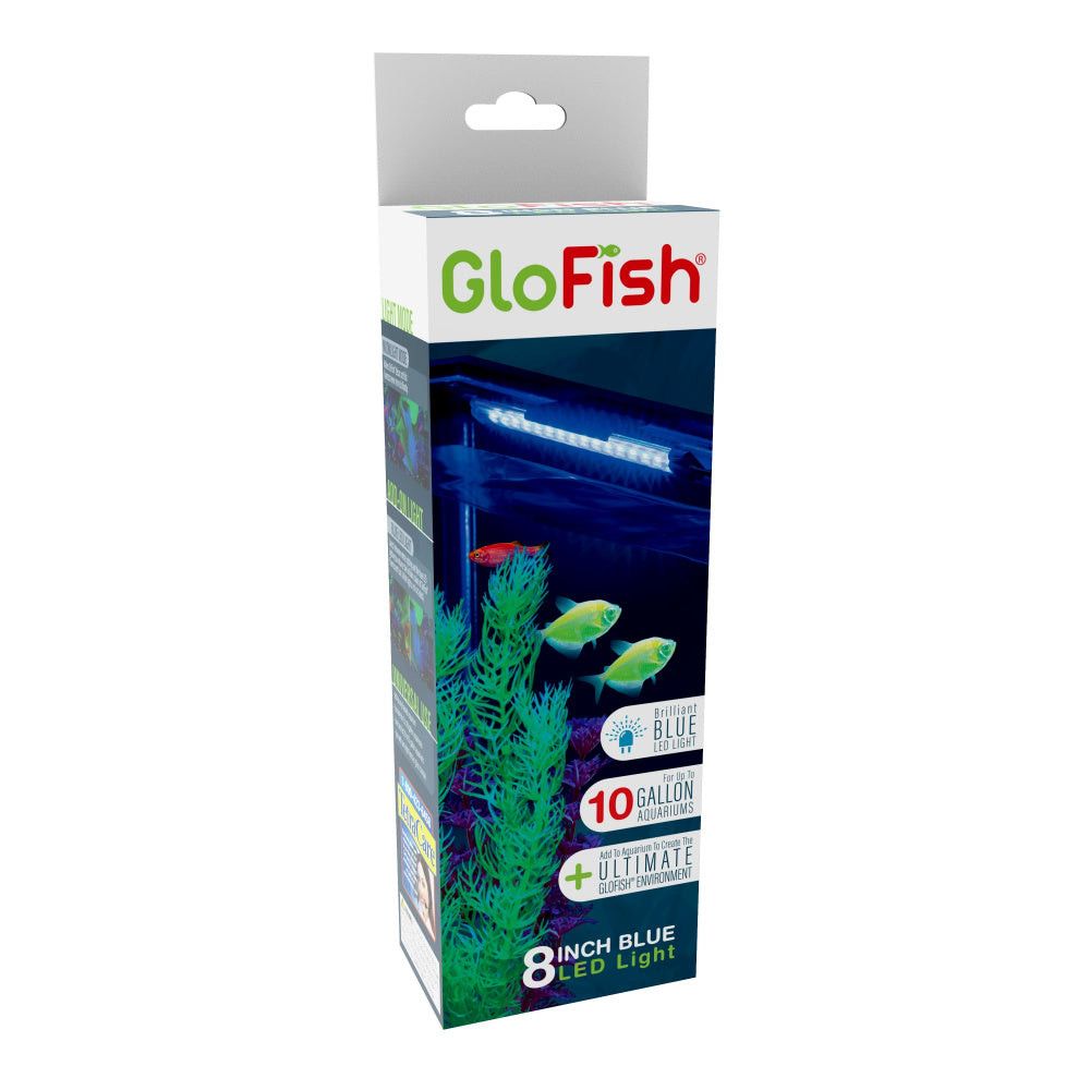 GloFish Half Moon Aquarium Kit with Blue LED Bubbler