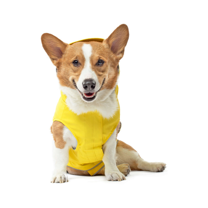 Canada Pooch Torrential Tracker Yellow Rain Coat for Dogs