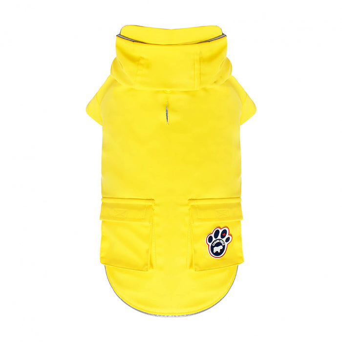 Canada Pooch Torrential Tracker Yellow Rain Coat for Dogs