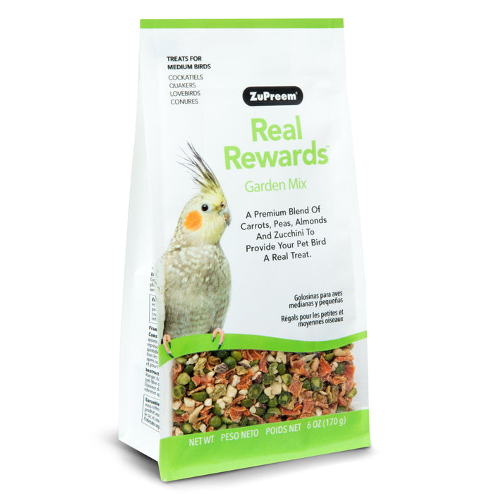 Zupreem Real Rewards Garden Mix Treat for Medium Birds