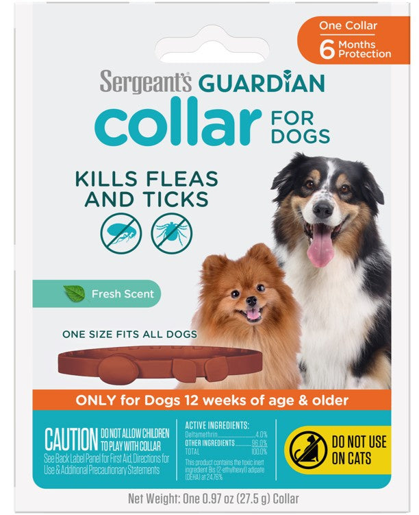 Sergeant's Guardian Flea & Tick Collar for Dogs