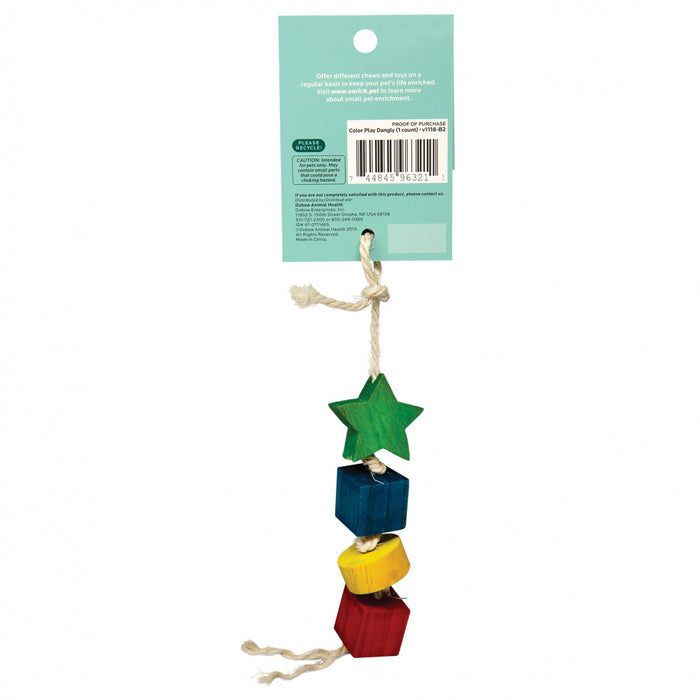 Oxbow Animal Health Enriched Life Color Play Dangly Toy