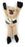 Go Dog Crazy Tugs Sloths with Chew Guard Technology Durable Plush Squeaker Dog Toy Tan
