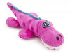 Go Dog Gators with Chew Guard Technology Durable Plush Squeaker Dog Toy Pink Mini Just for Me