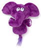 Go Dog Hear Doggy Mini Flattie Elephant With Chew Guard Technology And Silent Squeak Technology Plush Dog Toy