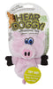 Go Dog Hear Doggy Mini Flattie Pig With Chew Guard Technology And Silent Squeak Technology Plush Dog Toy