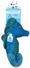 Spunky Pup Clean Earth Seahorse Plush Dog Toy