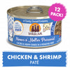 Weruva Classic Cat Pate Meows n' Holler PurrAmid with Chicken & Shrimp Canned Cat Food