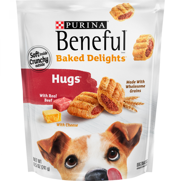Beneful Baked Delights Hugs With Real Beef & Cheese Dog Treats