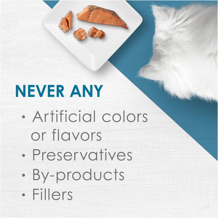 Fancy Feast Natural Grain-Free Purely Filets Natural Wild Alaskan Salmon Wet Cat Food Complement