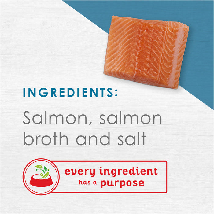 Fancy Feast Natural Grain-Free Purely Filets Natural Wild Alaskan Salmon Wet Cat Food Complement