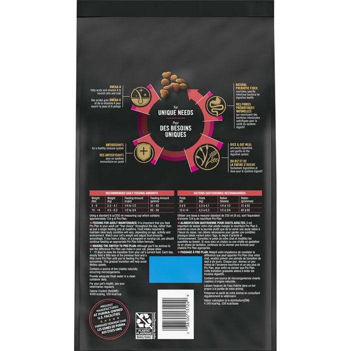 Purina Pro Plan High Protein Sensitive Skin & Stomach Lamb & Rice Formula Dry Cat Food