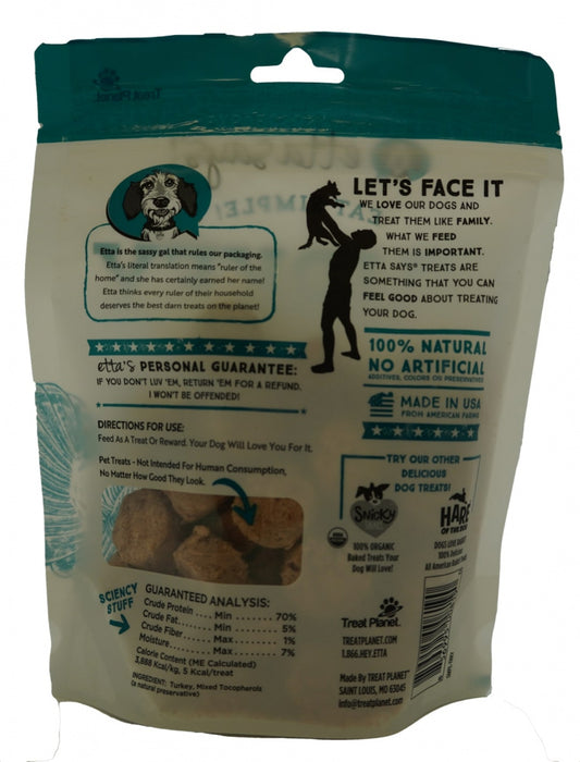 Etta Says Eat Simple! 100% Freeze Dried Turkey Dog Treats