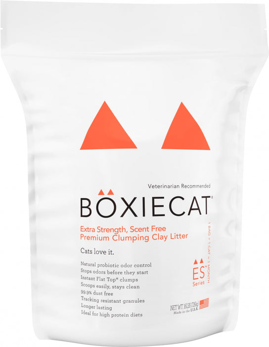 Boxiecat Extra Strength Scentfree Premium Clumping Clay Litter