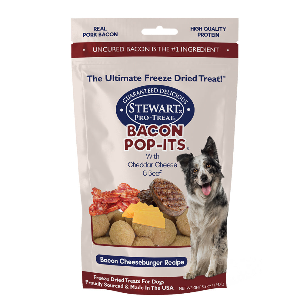 Stewart Bacon Pop Its Bacon Cheeseburger Dog Treats