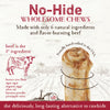 Earth Animal No-Hide Beef Dog Chews