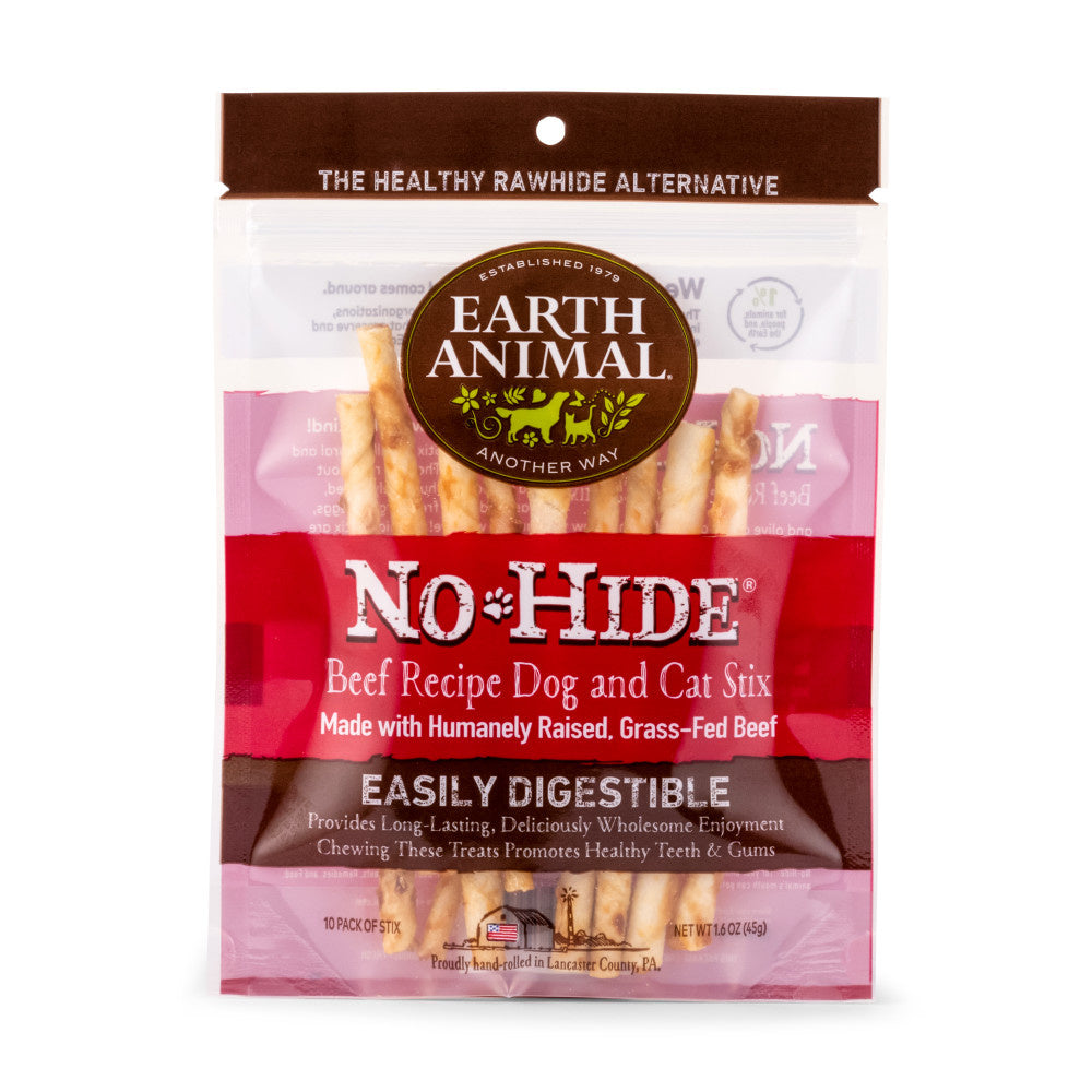 Earth Animal No-Hide Beef Stix Dog & Cat Chews