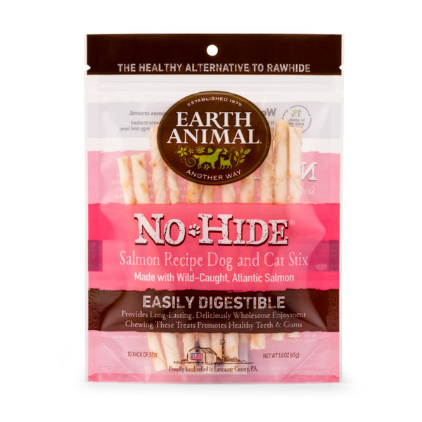 Earth Animal No-Hide Salmon Stix Dog & Cat Chews