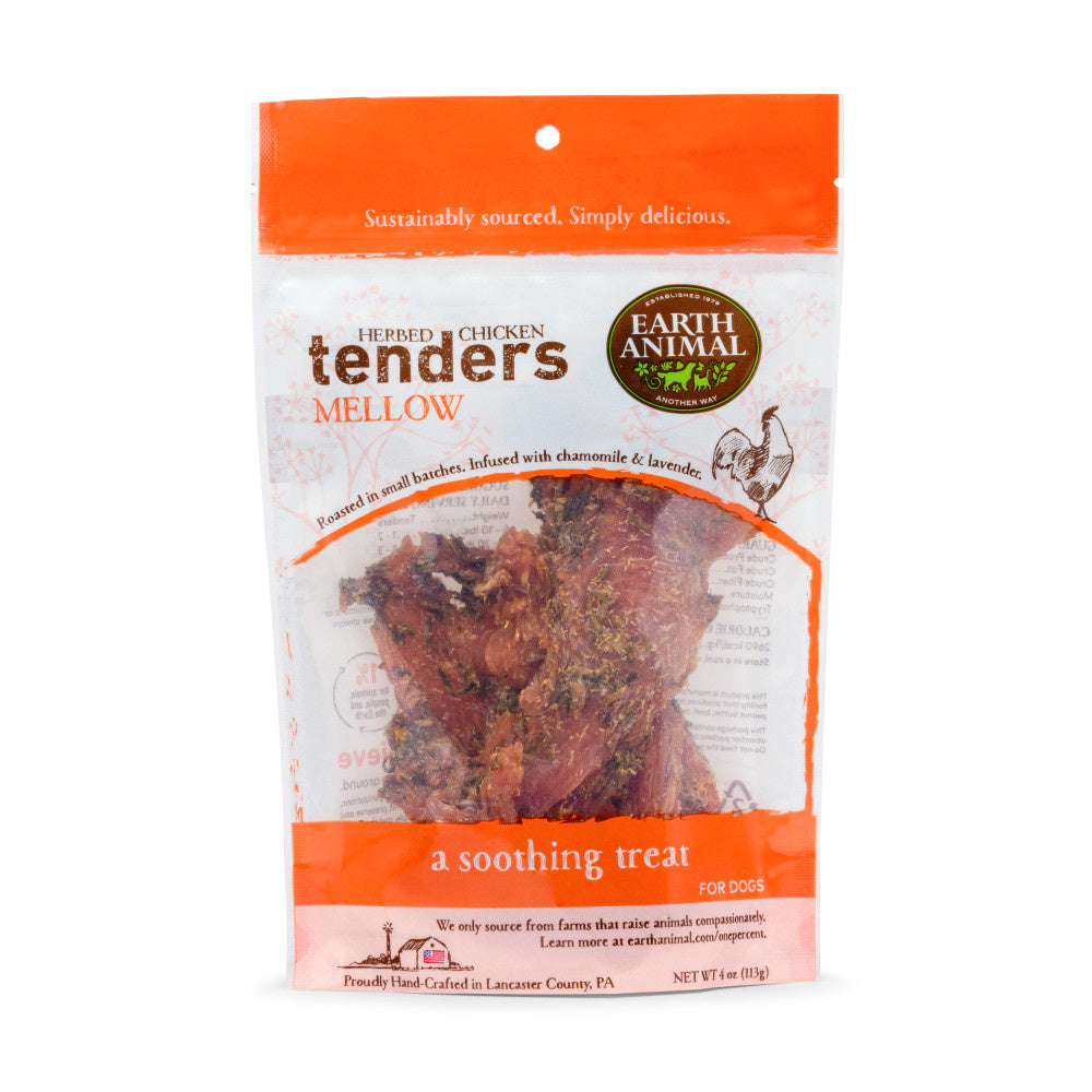 Earth Animal Tenders Mellow Chicken Jerky Dog Treats