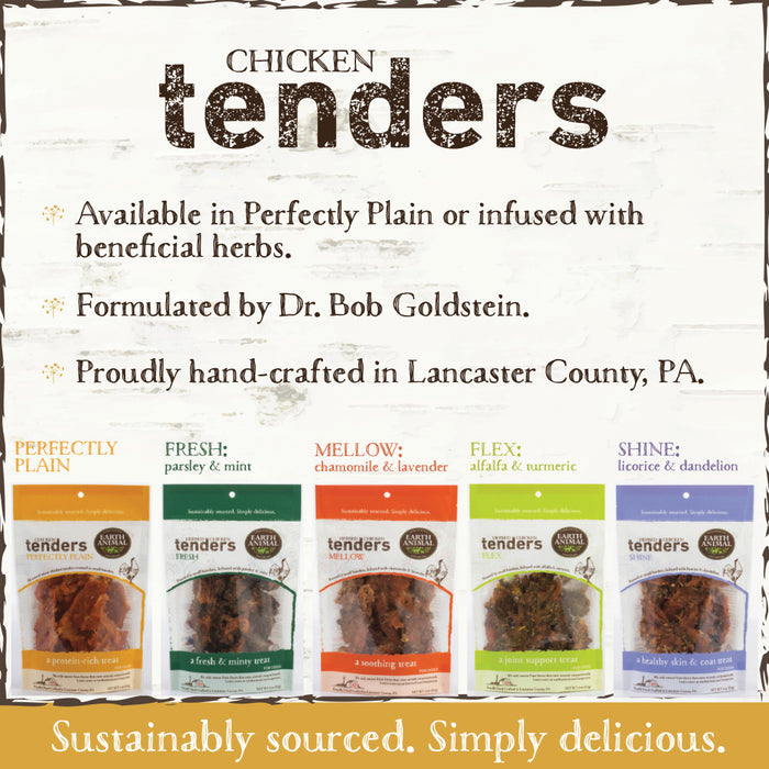 Earth Animal Tenders Perfectly Plain Chicken Jerky Dog Treats