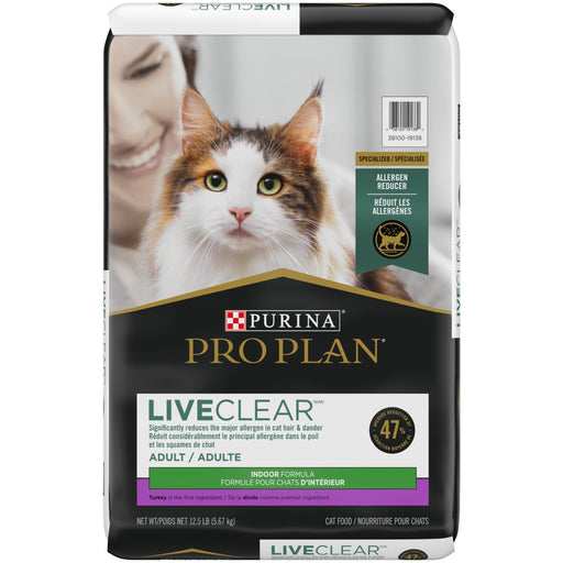 Purina Pro Plan LIVECLEAR High Protein Indoor Adult Indoor Formula Dry Cat Food