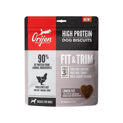 ORIJEN Fit & Trim High-Protein Biscuit Dog Treats