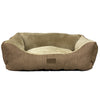 Ethical Pet Ethical Products Sleep Zone Woodgrain Stepin Taupe Dog Bed