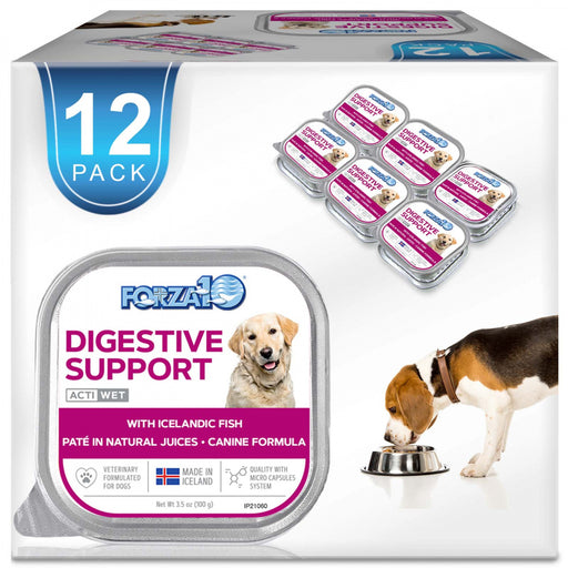 Forza10 Nutraceutic Actiwet Digestive Support Icelandic Fish Recipe Wet Dog Food
