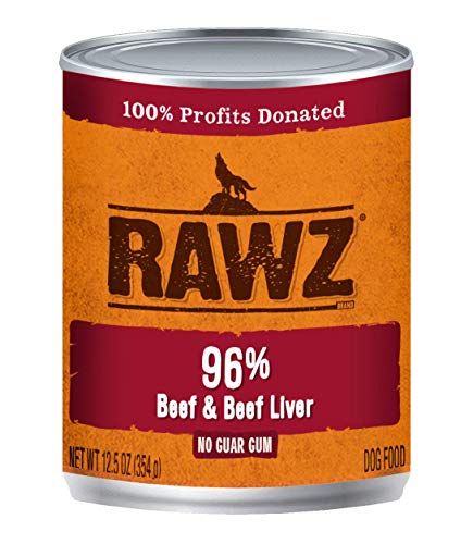 RAWZ DC 96% BEEF LIVER 12/12.5 OZ