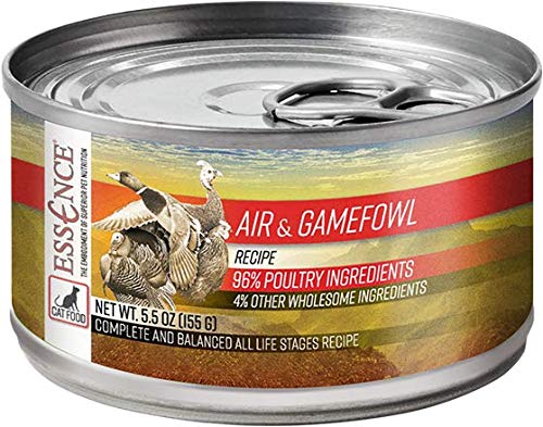 Essence Air & Gamefowl Grain-Free Canned Cat Food 5.5 oz (Case of 24)