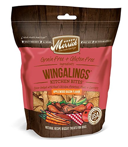 Merrick Pet Treats MP78505 Kitchen Bites Wingaling Applewood Bacon