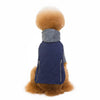 Two-Color Zipper Decoration Dog Clothes