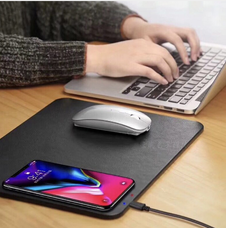 Wireless Phone Charger Mouse Pad Charging Mat Qi